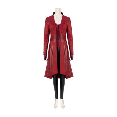 Captain America Civil War Scarlet Witch Wanda Maximoff Cosplay Costume