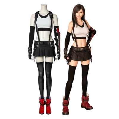 Final Fantasy VII Remake FF7 Tifa Lockhart Cosplay Costume