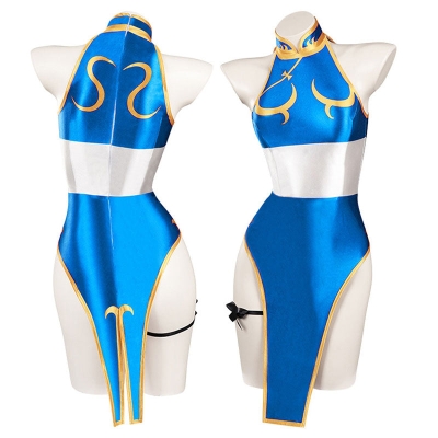 Street Fighter 6 Chun-Li Swimsuit Cosplay Costumes