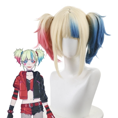 Suicide Squad Isekai Harley Quinn Cosplay Wigs