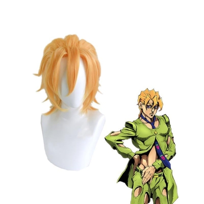JoJo's Bizarre Adventure Golden Wind Pannacotta Fugo Blond Cosplay Wigs