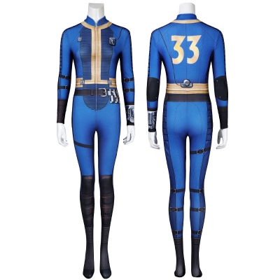 Fallout TV Season 1 Lucy 33 Jumpsuit Cosplay Costumes