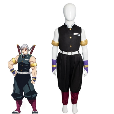 Demon Slayer Kimetsu no Yaiba Yaiba Uzui Kids Cosplay Costumes