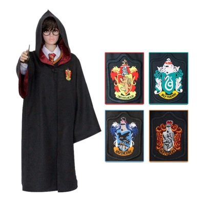 Harry Potter Gryffindor and The Four Houses of Hogwarts Cosplay Magic Robe