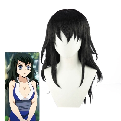 Demon Slayer: Kimetsu no Yaiba Suma Cosplay Wig