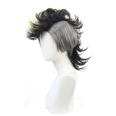 Demon Slayer: Kimetsu no Yaiba Genya Shinazugawa Cosplay Wig