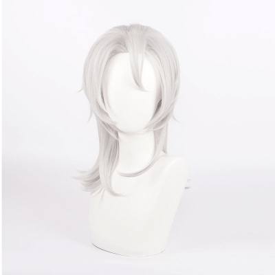 Demon Slayer Kimetsu no Yaiba Uzui Tengen Silver Long Cosplay Wigs