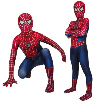 Marvel's Spider Man 2 Peter Parker Kids Jumpsuits Cosplay Costume