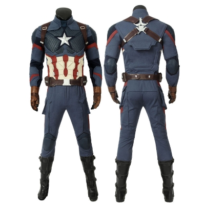 Avengers: Endgame Steven Rogers Captain America Cosplay Costumes