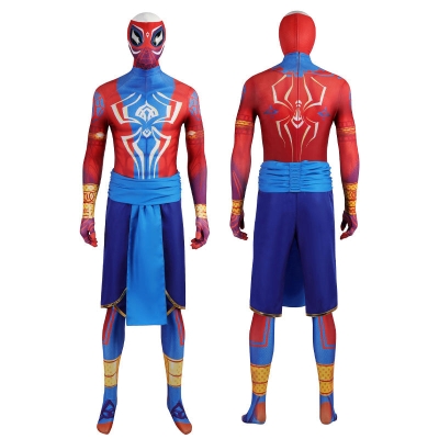 Spider-Man: Across The Spider-Verse Spider-Man India Pavitr Prabhakar Jumpsuit Cosplay Costumes