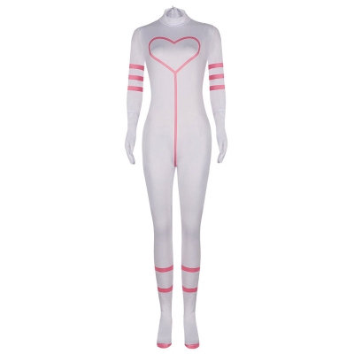 Hazbin Hotel Angel Jumpsuit Cosplay Costumes