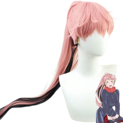 Jujutsu Kaisen Yuji Itadori Female Pink Black Cosplay Wigs