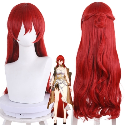 Honkai: Star Rail Himeko Cosplay Wigs