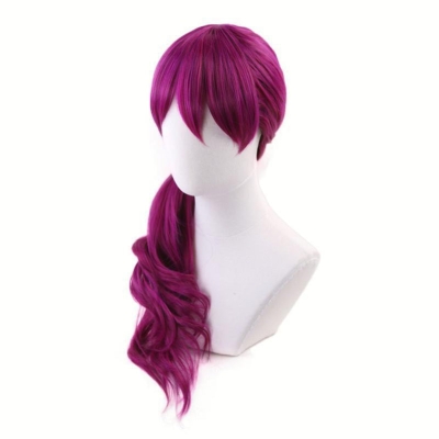 LOL KDA Evelynn Long Braid Hotpink Cosplay Wigs