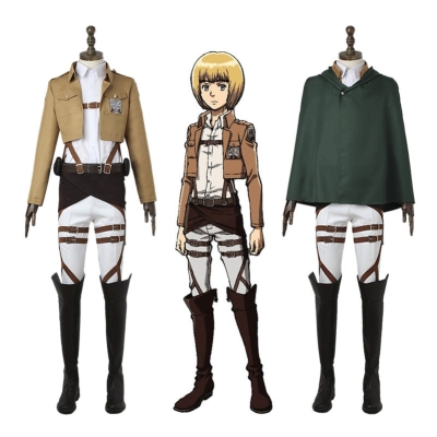 Attack on Titan Armin Arlert Training Corps Uniform Set Cosplay Costume