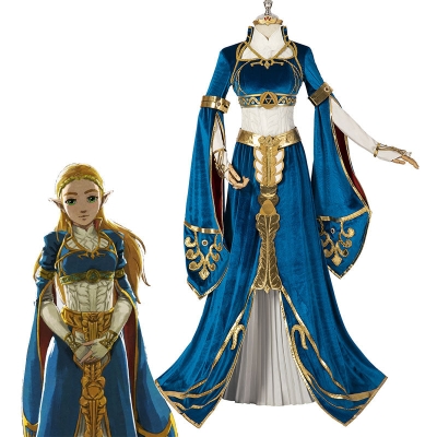 The Legend of Zelda The Champions' Ballad Zelda Princess Cosplay Costumes