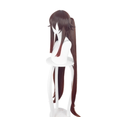 Genshin Impact Hu Tao Dark brown Long Cosplay Wig