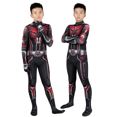 Ant Man and the Wasp: Quantumania Scott Lang Kids Jumpsuits Cosplay Costume