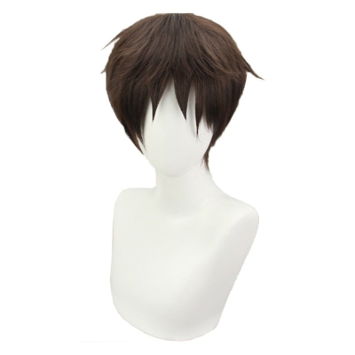 Attack on Titan Eren Jaeger Short Brown Cosplay Wigs