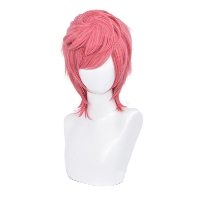 Golden Wind Trish Una Long Pink Cosplay Wig JoJo's Bizarre Adventure Cosplay