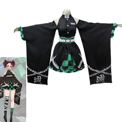 Demon Slayer: Kimetsu no Yaiba Tanjiro Kamado Dress Cosplay Costumes