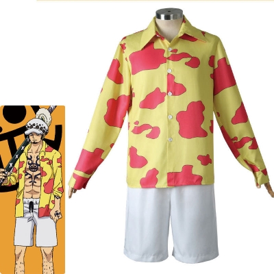 One Piece Film Red 2022 Movie Trafalgar D. Water Law Shirts Cosplay Costumes