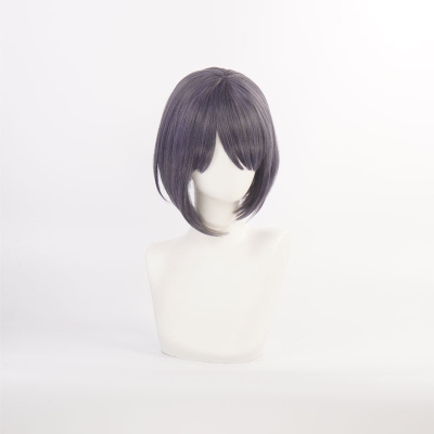 Genshin Impact Kujo Sara Blue Gradient  Short Cosplay Wigs