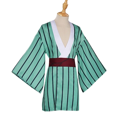 Demon Slayer Kimetsu no Yaiba Giyuutarou Green Cosplay Costumes