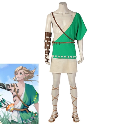 The Legend of Zelda Breath of The Wild 2 Link Fullsuit Cosplay Costumes