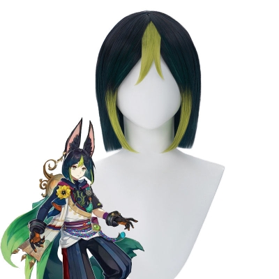 Genshin Impact Tighnari Verdant Strider Cosplay Wigs