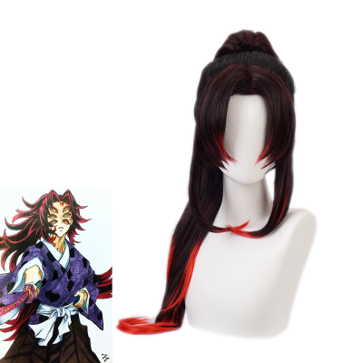 Demon Slayer Kimetsu no Yaiba Yoriichi Tsugikuni Kokushibou Cosplay Wig