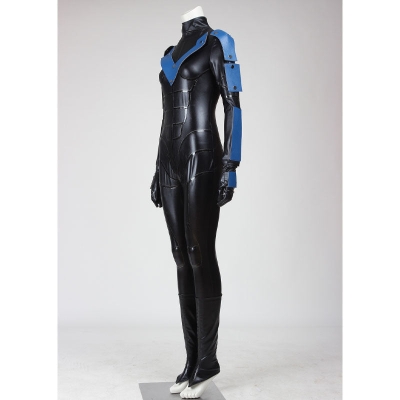Batman: Arkham City Nightwing Richard John Dick Grayson Female Cosplay Costume