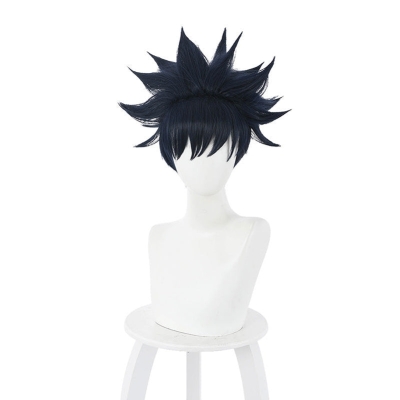 Jujutsu Kaisen  Megumi Fushiguro Dark Blue Cosplay Wig