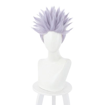 Jujutsu Kaisen Satoru Gojo Short Purple Cosplay Wigs
