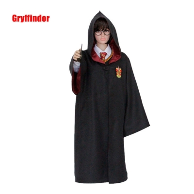 Harry Potter Gryffindor and The Four Houses of Hogwarts Cosplay Magic Robe