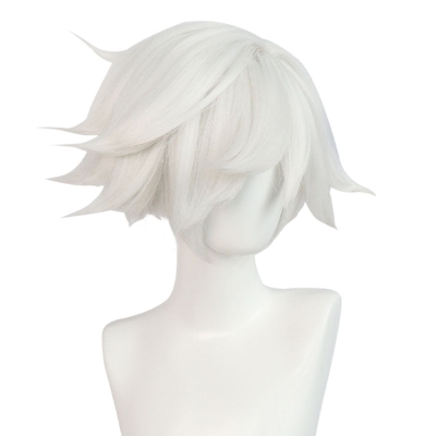 Hazbin Hotel Angel Dust White Cosplay Wigs