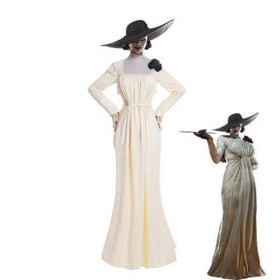 Resident Evil 8 Daniela Village Alcina Dimitrescu Lady Cosplay Costumes