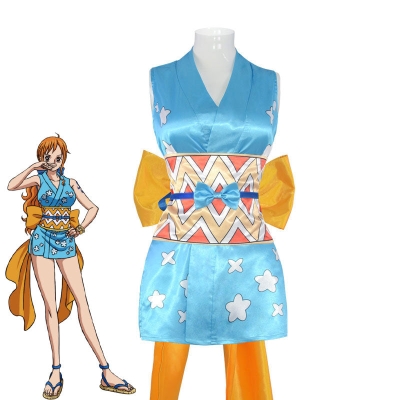 One Piece Nami Fullset Cosplay Costumes