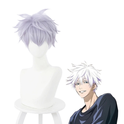 Jujutsu Kaisen Ordinary Satoru Gojo Purple Cosplay Wigs