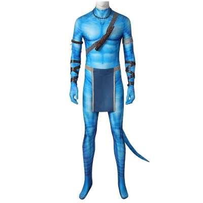 Movie Avatar 2 The Way of Water Jake Sully Cosplay Costume