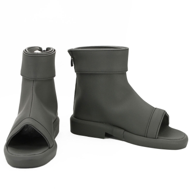 Kushina Uzumaki from Naruto Halloween Grey Cosplay Shoes