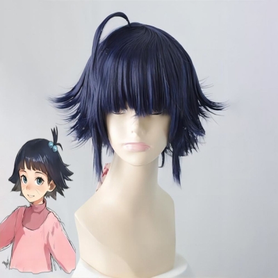 Himawari Uzumaki from Naruto Boruto Halloween Purple Cosplay Wig