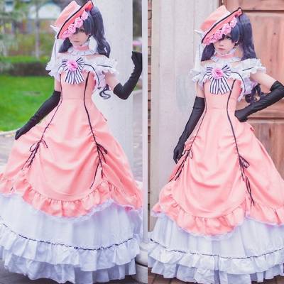 Black Butler Ciel Phantomhive Lolita Dress Halloween Cosplay Costume