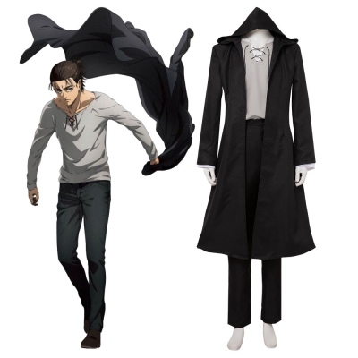 Eren Yeager from Attack On Titan Shingeki No Kyojin Final Season Cosplay Costume