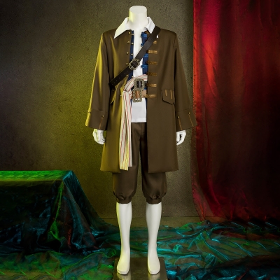 [in stock]Pirates of the Caribbean Jack Sparrow Halloween Cosplay Costume