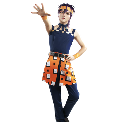 JoJo's Bizarre Adventure: Vento Aureo Golden Wind Narancia Ghirga Halloween Cosplay Costume