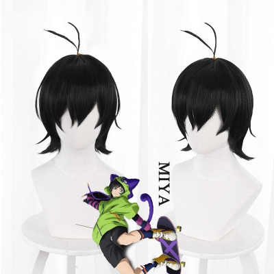 SK8 the Infinity SK∞ Chinen Miya Black Cosplay Wig