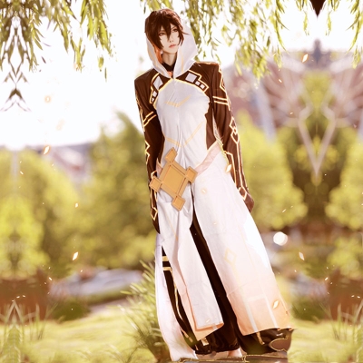 Genshin Impact Morax Zhongli Cosplay Costume