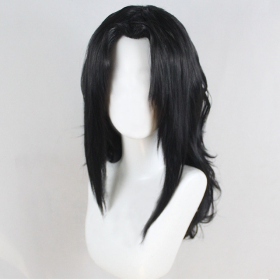 Kurenai Yuhi Sarutobi Kurenai from Naruto Halloween Black Cosplay Wig