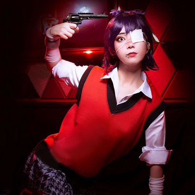 Kakegurui Compulsive Gambler Midari Ikishima Halloween Cosplay Costume